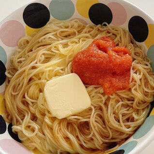 明太釜玉そうめん